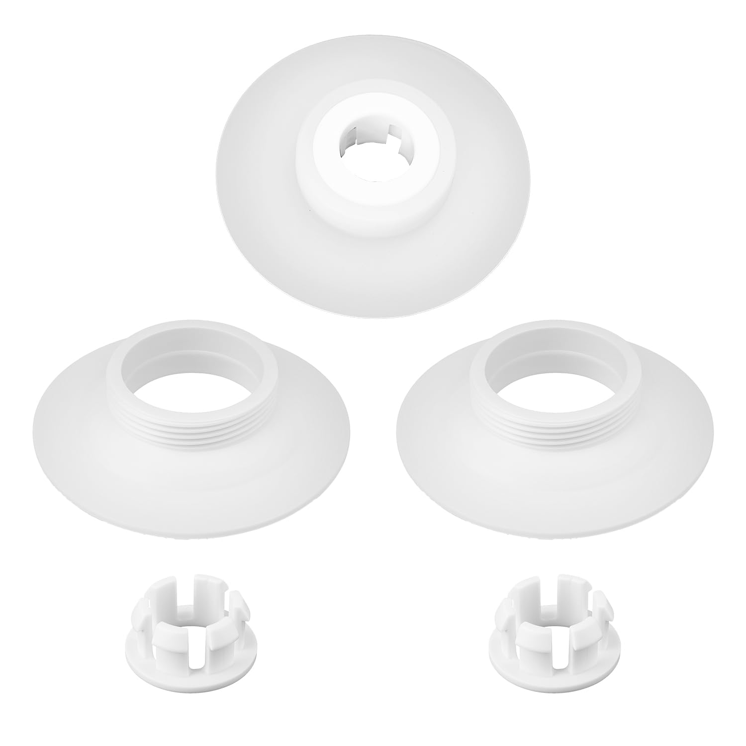 Tabanzhe 3PCS Flush Valve Seal & Clip for Ideal Standard Toilet Cistern,Replacement Seal Rings Compatible with SV01967,Leak Prevention Washer for Cistern Repair (White)