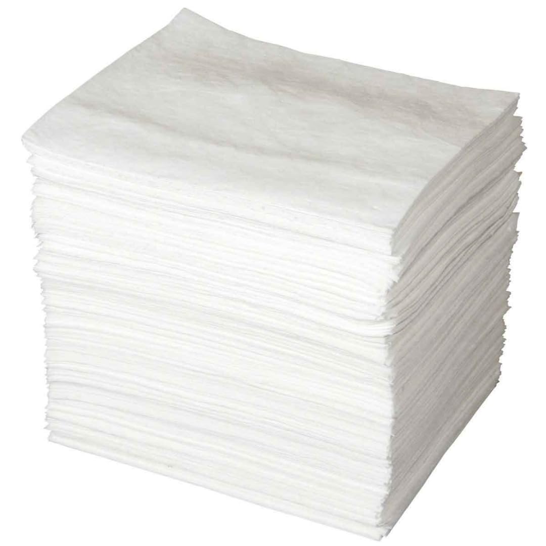 SPC® by Brady Almohadillas Absorbentes de Aceite – Pack de 200, Ligeras, 1 Capa, con Tecnología MAXX para Alta Absorción y Bajos Costos de Eliminación, 40 cm x 50 cm