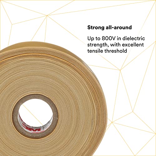 Image of 3M Electrical Insulating Varnished Cambric Tape 2520, 3 /4 in x 36 yd, 3 /4 in Width, 36 Foot Length