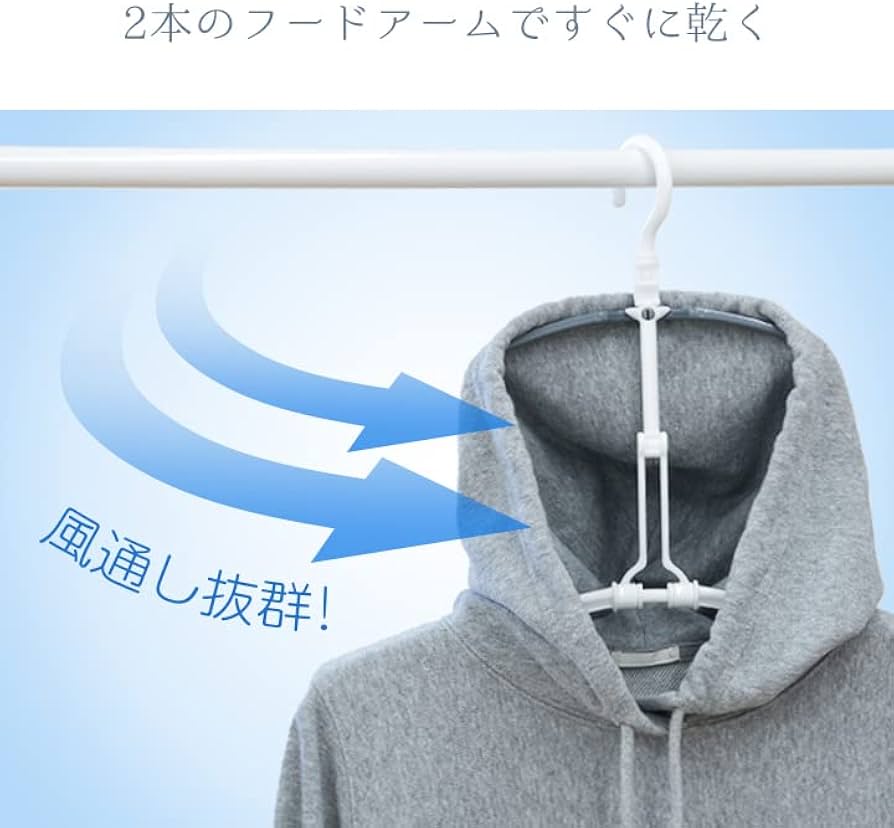 Amazon.co.jp: パークレーン ONE.伸縮パーカーハンガー 幅60×奥行4×高