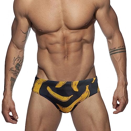 UXH New Men's Tigh Swimming Briefs whiteTrunks Swimwear Swimsuit Water Repellent Man Beach Short Men Swim Suit2