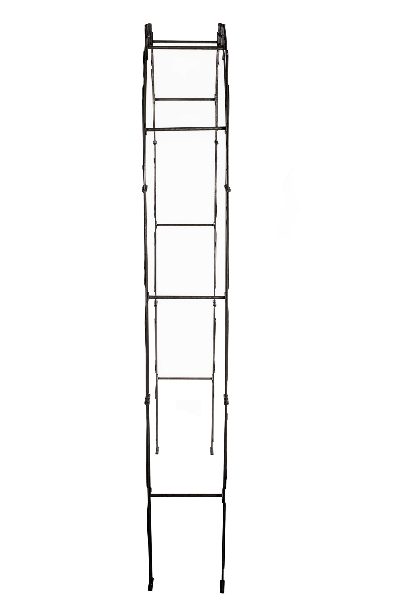 KOTARBAU® Arche de rosier solide revêtue par pulvérisation noire pour votre jardin jusqu'à 200 kg