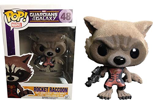 Funko Sdcc 2014 Pop Guardians Of The Galaxy #48 Rocket Raccoon (Flocked)