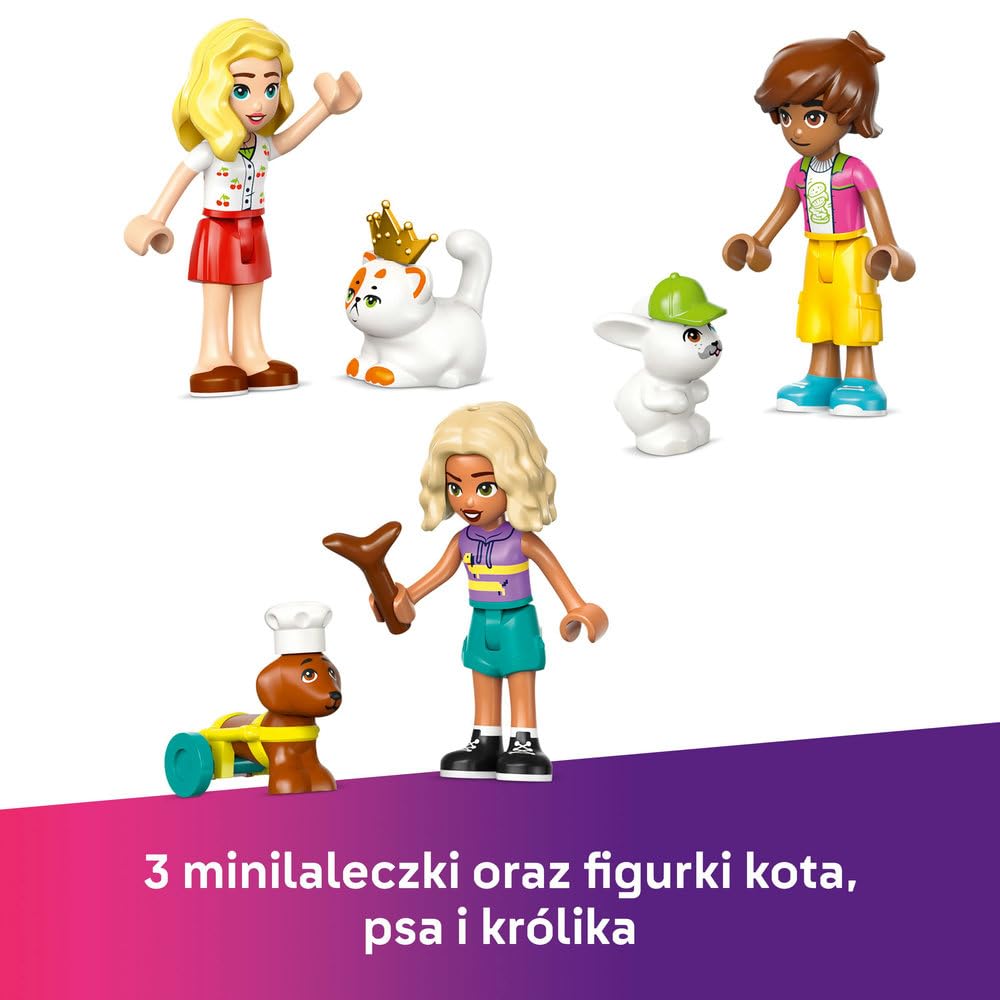 LEGO Friends Sklep z akcesoriami dla zwierząt 42650 | Akcesoria dla zwierząt, zabawa w sklep, prezent dla dziewczynki i chłopca 6+, 375 elementów
