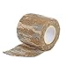 AIRSSON 6 Rolls Camo Tape Camouflage Form Wrap 1.96'' x 177'' Self-Adhesive Camo Stretch Bandage for Flashlights Bicycle Camera