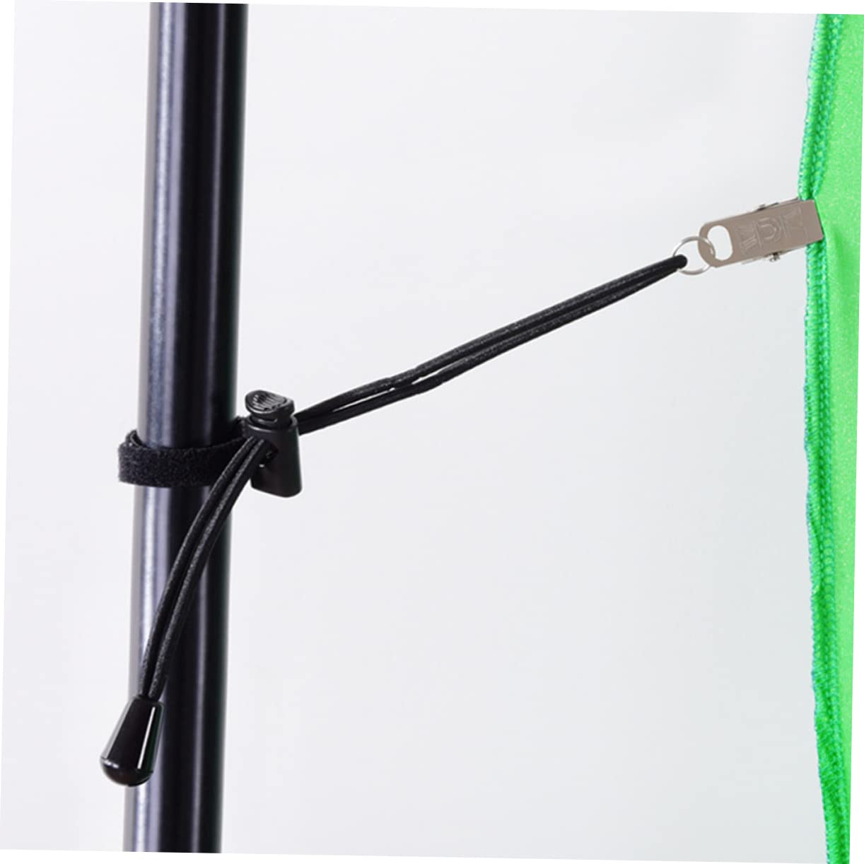 12 Pcs Photography Cloth Clip Projector Stand Paperclip Holder Paper Clips Holder Fixed Clamps Windproof Clamps Backdrop Clip Elastic Photography Clamps Clothes Peg Nylon Black MOLUCKFU