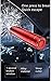 HHXS Window Breaker Seatbelt Cutter, 2 Pack Car Escape Tool Safe Hammer Glass Breaker Under Water Life Hammer Car Hammer Safehammer for Car Home-(Red)