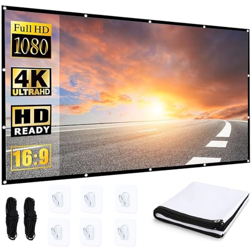 YingStar Pantalla Proyector 84'' 4K HD