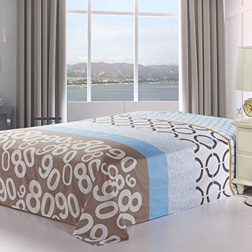 Draps en coton doux 230x250cm pour une chambre cocooning