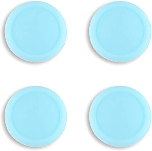 Vista 119 de eXtremeRate PlayVital - Tapas para joystick Switch Lite, tapa analógica de silicona para empuñaduras de pulgar OLED Joycon - Gris claro