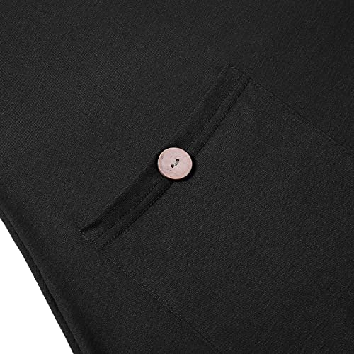 Image of Bulotus Womens Sweaters 2025 Winter Cowl Neck Long Asymmetrical Tunic Sweaters for Leggings Holiday Vacation Tops