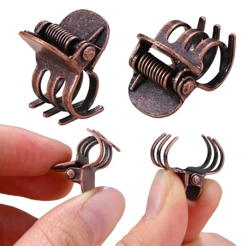 5 Piezas Mini Pinzas de Metal para Pelo miniatura 6