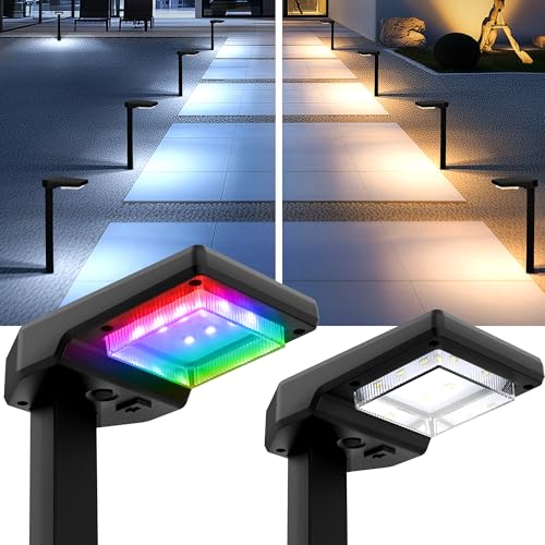 AUDERWIN Solar Pathway Lights Outdoor