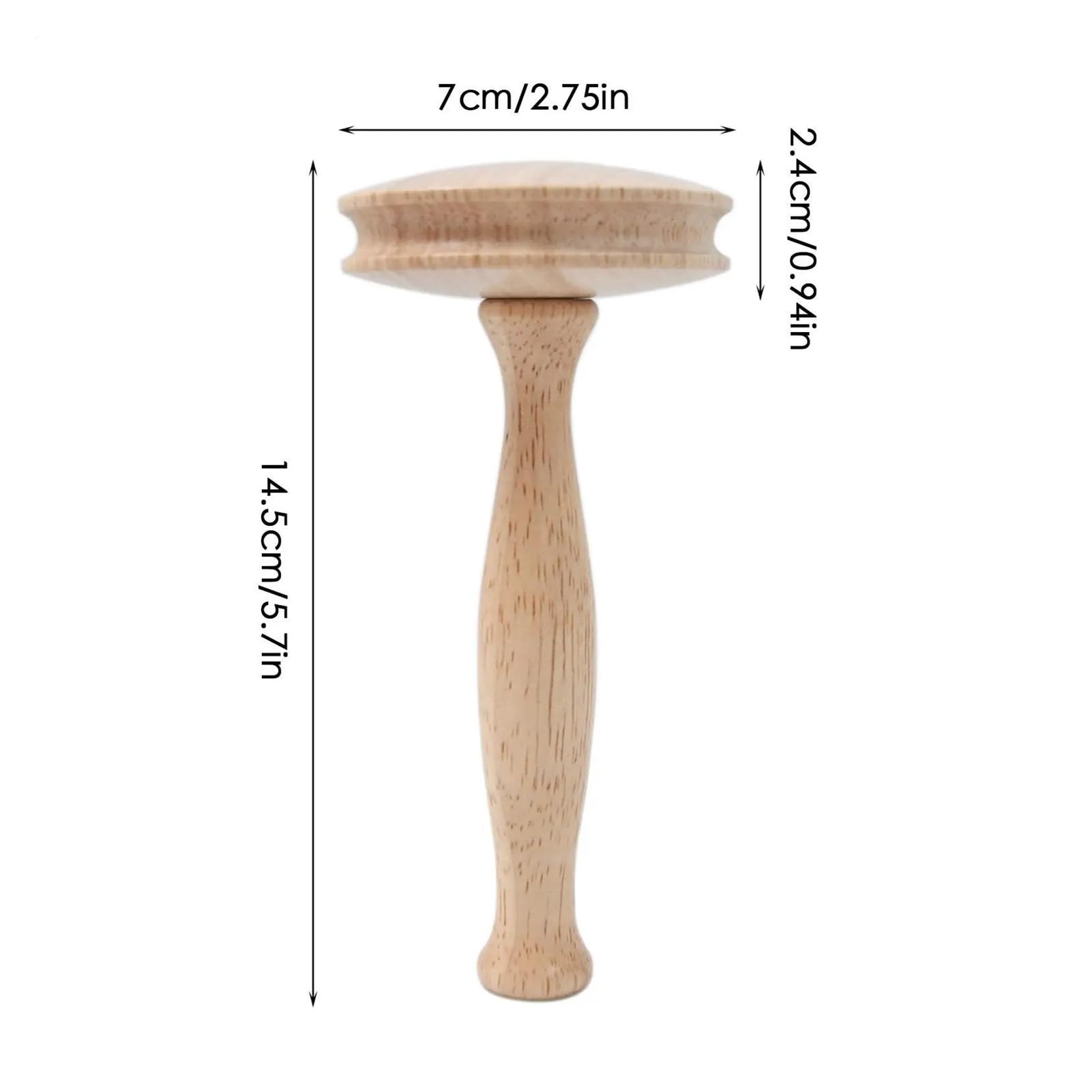 Kit de zurcir calcetines con seta de madera desmontable, juego de herramientas de reparación de costura for reparar agujeros en calcetines, suéteres y ropa(C)