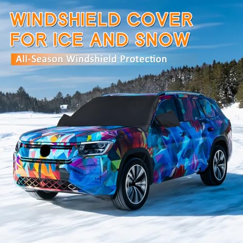 Image of Windshield Cover for Ice & Snow for Volkswagen VW Atlas 2018-2025 2026 2027