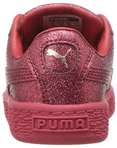 PUMA Kids Basket Heart Patent Kids Sneaker, Ribbon red-Rose Gold, 1.5 M US Little3