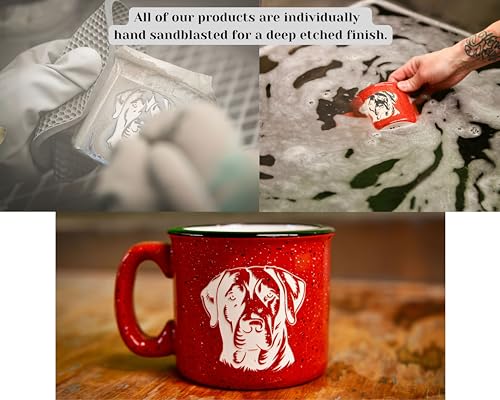 Personalizedhandengravedspeckledbistromugs15oz  Urban Country Home Decor Personalized hand engraved speckled bistro mugs 15oz  urban country home decor