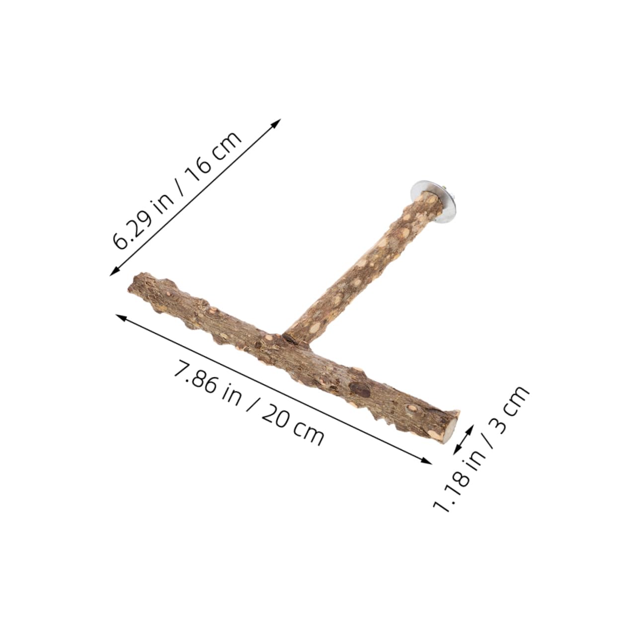 Kisangel 10pièces Perchoir à Oiseaux Naturel pour Oiseaux De Compagnie Bâtons De Meulage pour Perroquets Et Perruches Accessoire Exercice Jouet Interactif