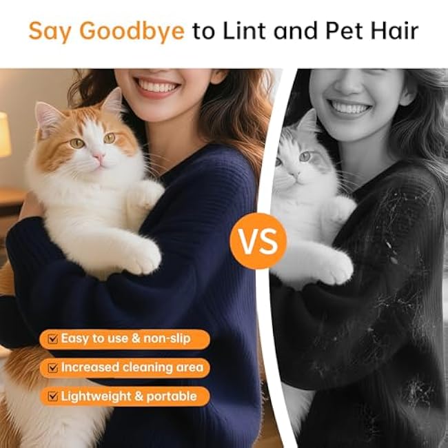 Pet Hair Removal Glove for Cats & Dogs Five-Finger Electrostatic Pet Hair Remover Glove for Clothing, Couch, Carpet, Furniture, Great Alternative to Pet Lint Roller-Jv8ZXkHM