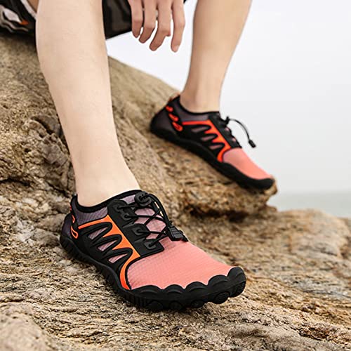 Beach Surf Water Shoes for Women,Summer Casual Aqua Pool Swim Shoes for Men,Quick-Dry Soft Lightweight Barefoot Shoes,Unisex,with Draining Hole,for Diving Kayaking Yoga3