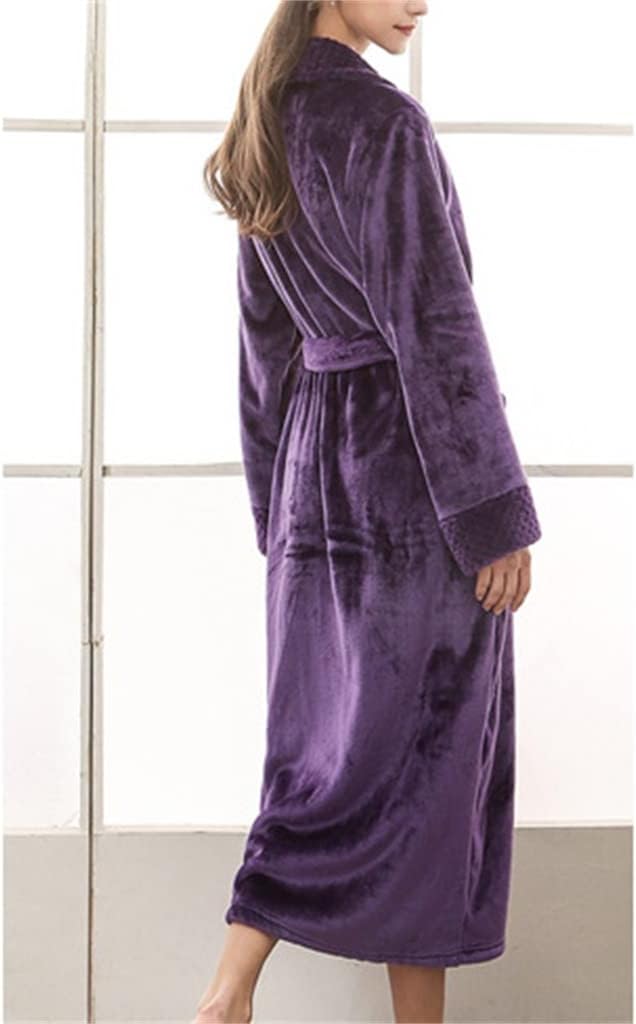 Coral Fleece Pajamas Thickened And Lengthened Couple Bathrobe Home Service