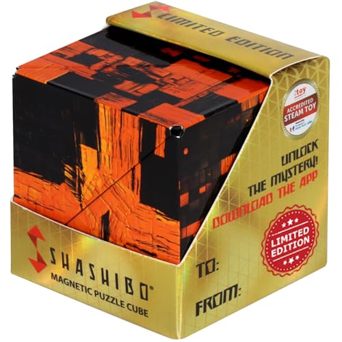 Image of Shashibo DODECA Magnetic Puzzle Cube, Sensory Fidget Toy for Adults & Kids, Stress Relief Fidget Toy for All Ages, Cool Fidget Toys for Desk, Shape Shifting Box, 100+ Possible Shapes
