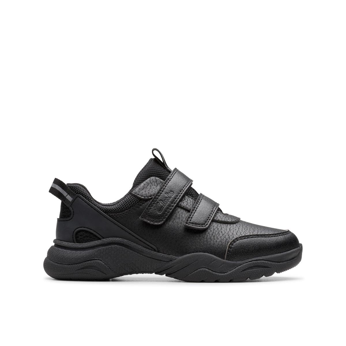 Clarks FeatherShine K Childrens Black, 9.5