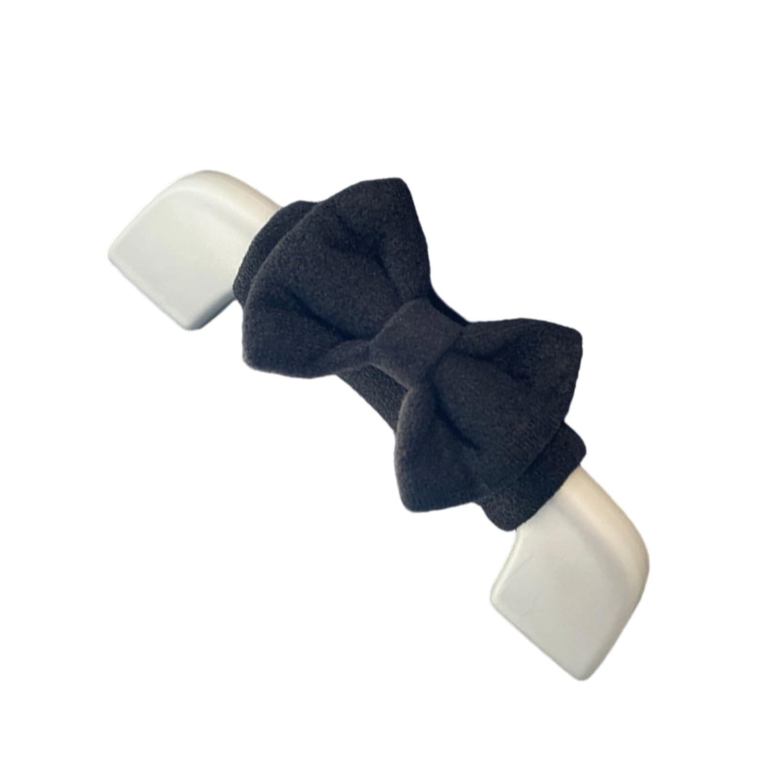 Henygen Black Bowknot Protective Cover For Automobile Roof Handles To Scratches Wear And Dirt Anti Slip Easy Installation Grip Bowknot Car Roof Handle Protector Cover For Wear