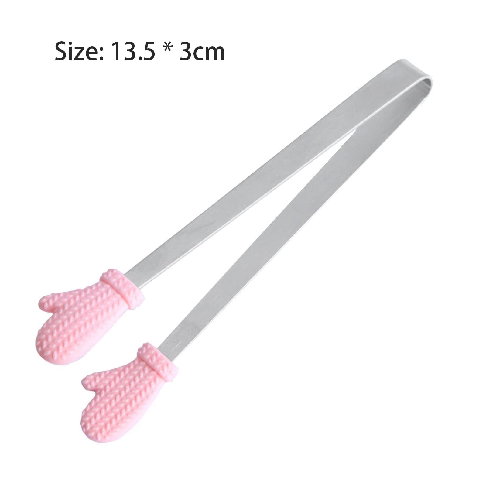 Pinces Palm Silicone Clip Poignée en Acier Inoxydable Pinces en Silicone Gadgets De Cuisine pour Glaçon Épices Sucre Barbecue Dropshiping