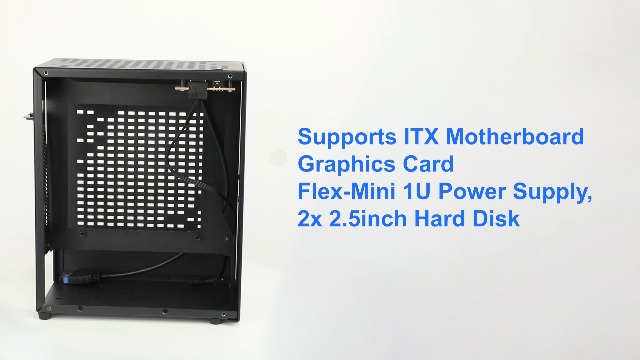 Amazon.com: Aluminum Mini ITX Case with PCIe 3.0 Riser, JOYJOM