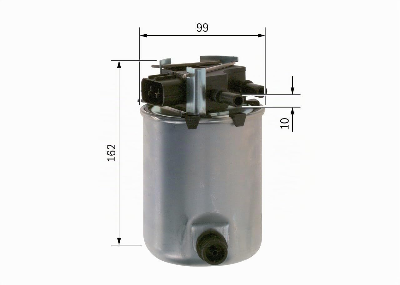 Filtro Diesel per Auto Bosch N2201 - Separa le particelle e l'acqua dal carburante, protegge il sistema di iniezione