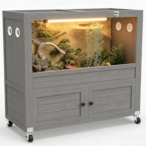 COCO DESIGN 45 Gallon Reptile Tank