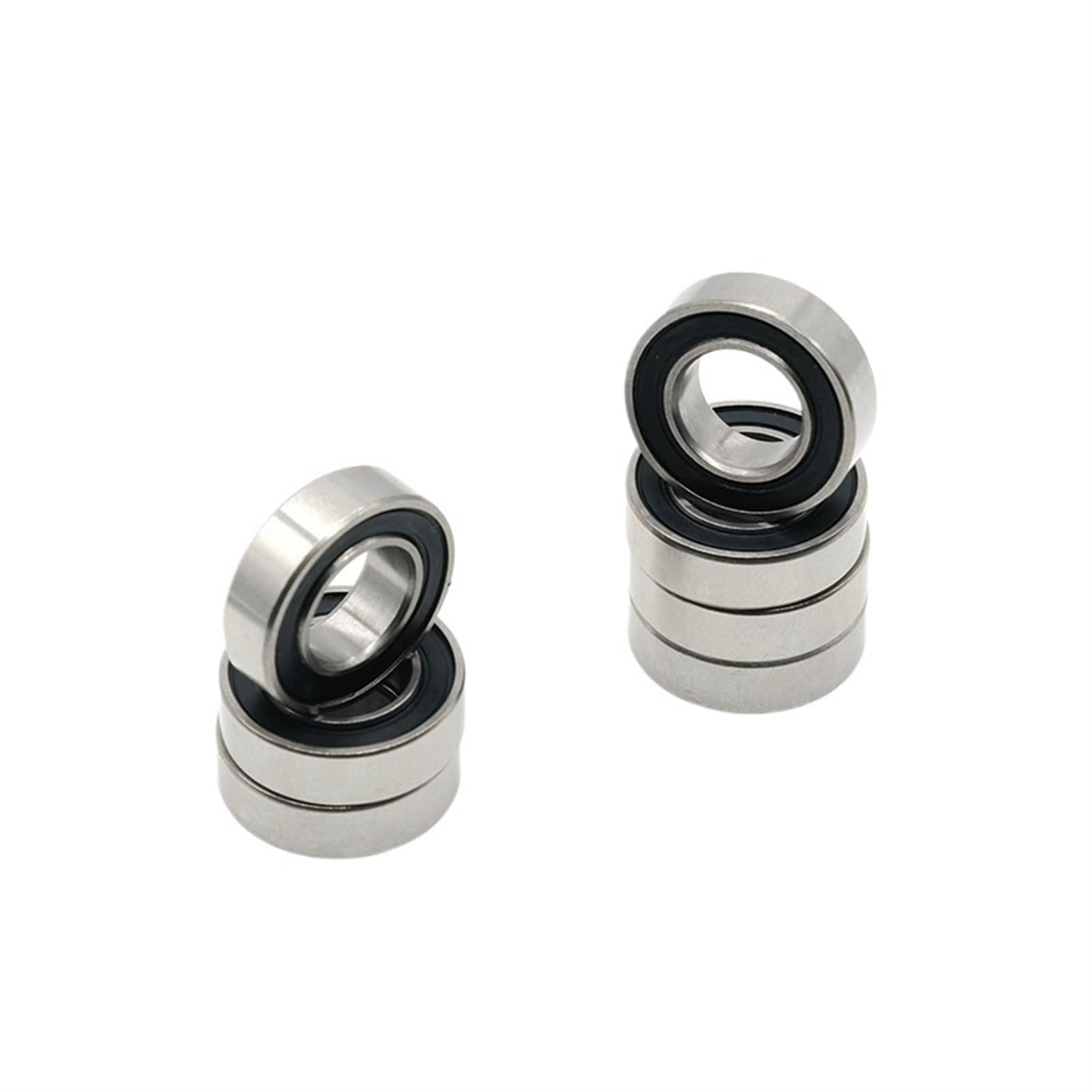 Cuscinetti a sfere a gola profonda 6 Pz 6204-2RS Cuscinetto a sfere 20 * 47 * 14 mm Doppia guarnizione in gomma ABEC-7 Cuscinetti a sfere prelubrificati 6204RS