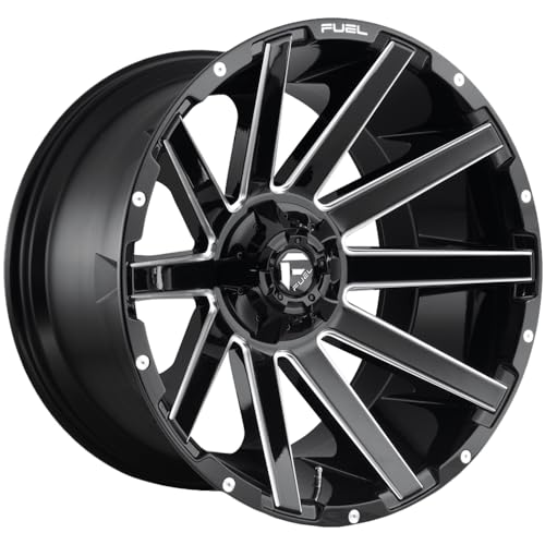 Fuel D615 Contra 20x10 5x5.5'/5x150-18mm Black/Milled Wheel Rim 20' Inch D61520007047
