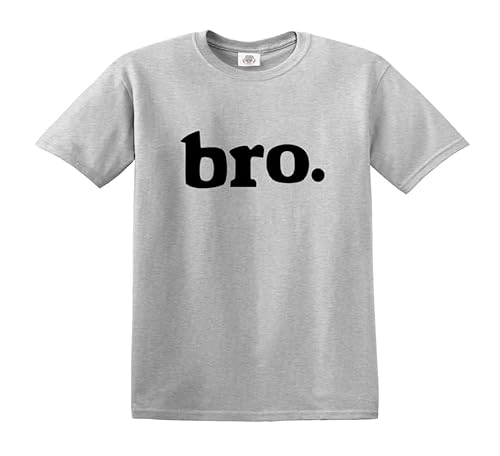 Darkwear Bro Leeter Tween Boy Casual Slogan Crew Neck Cute Kids Funny T-Shirt, T-shirt Sport Gris Imprimé Noir, 5-6 ans