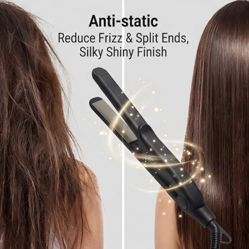 Plancha de Pelo de Titanio Ajustable 80-230°C miniatura 5
