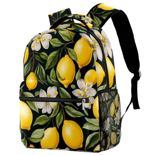 Sac à dos de voyage Campus fleurs de citron imprimé multicolore