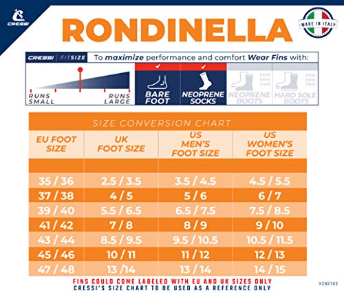 Nadadeira de Mergulho Cressi Rondinella