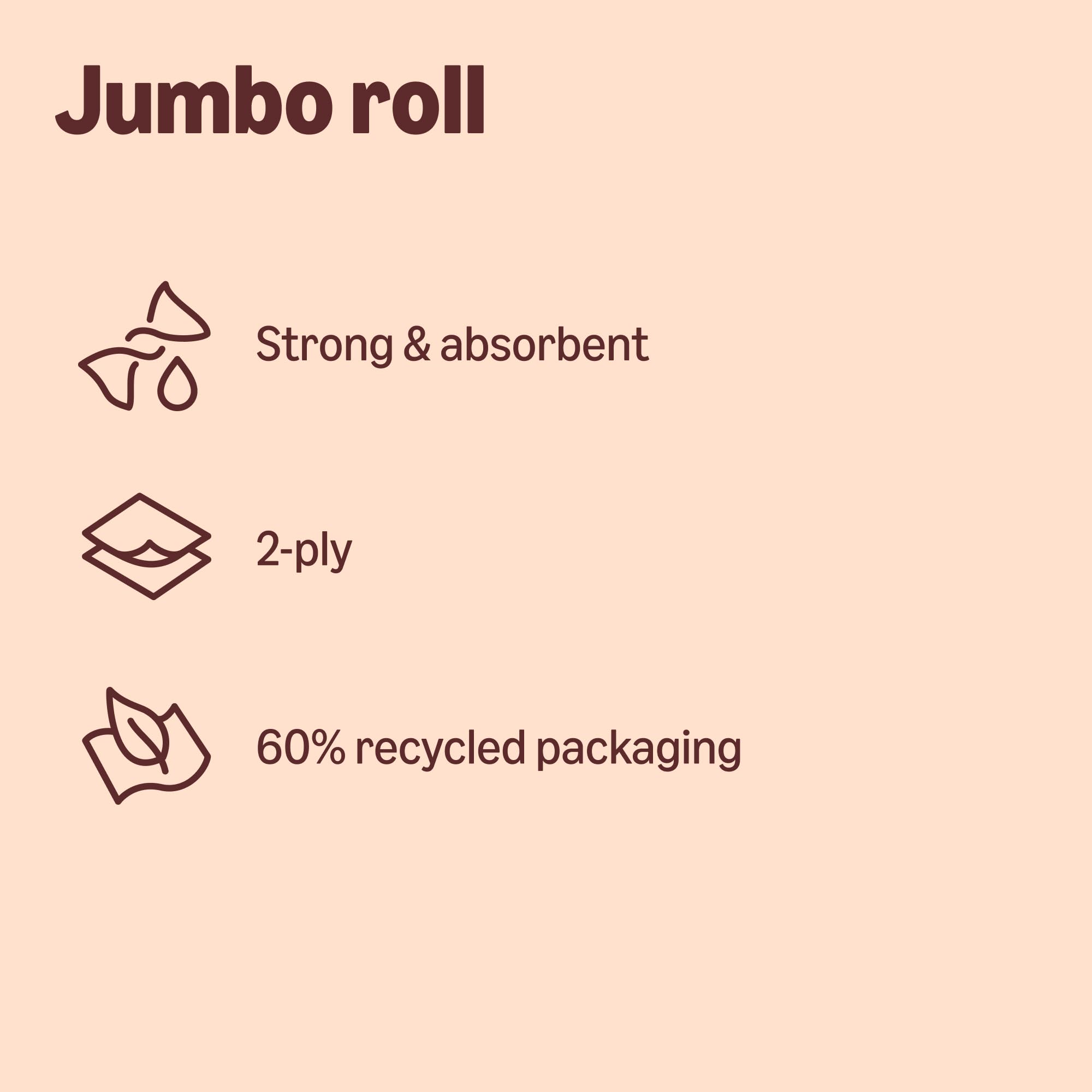 Our Essentials by Amazon Kitchen Towel Jumbo Roll 1 Pack, 2-Ply, 240 Sheets — view 4