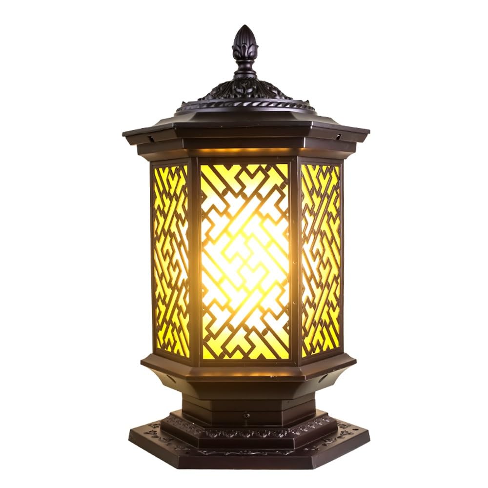 GTHTUHFD Post Cap Lights Fixture, Outside Column Lamp, Rainproof Deck Fence Lighting For Driveway Yard Lawn Patio Garden