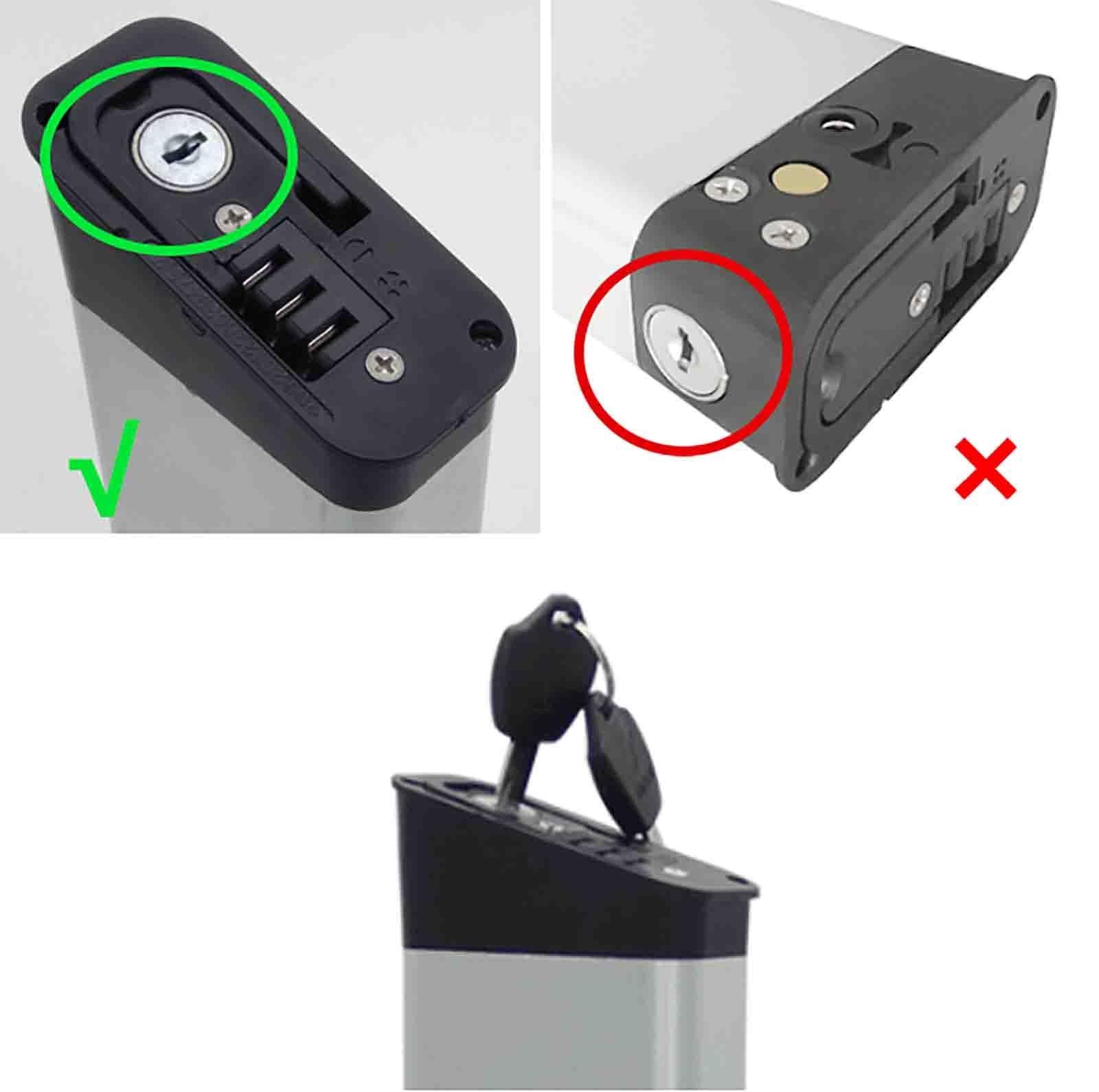 36V 8 Ah/10 Ah Batteria Per Bici Elettrica Pieghevole, Batteria Integrata Per Bicicletta Elettrica Pieghevole Da 250 W, Con Caricabatteria E BMS 36V 8Ah
