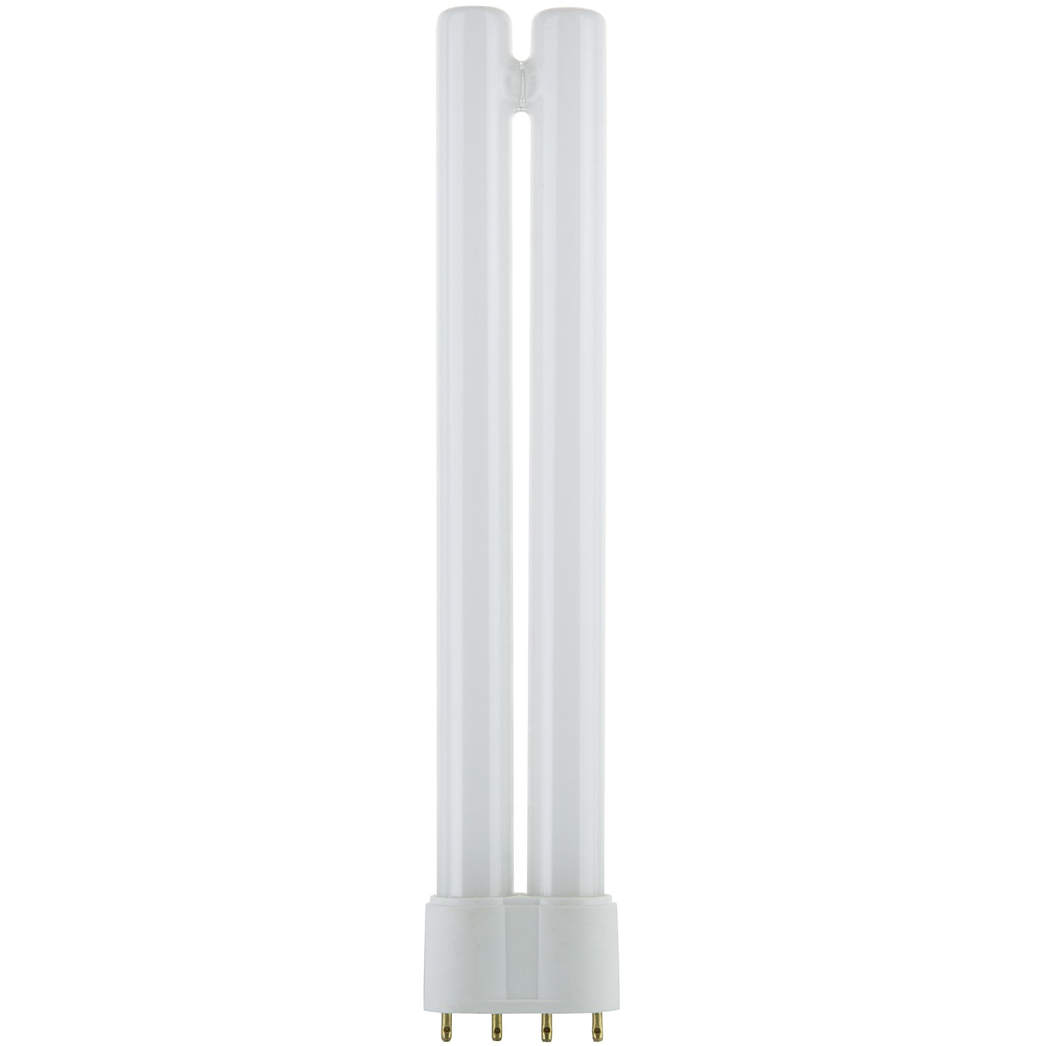 Sunlite FT18DL/835 Compact Fluorescent 18W Twin Tube Light Bulbs, 3500K Neutral White Light, 2G11 Base