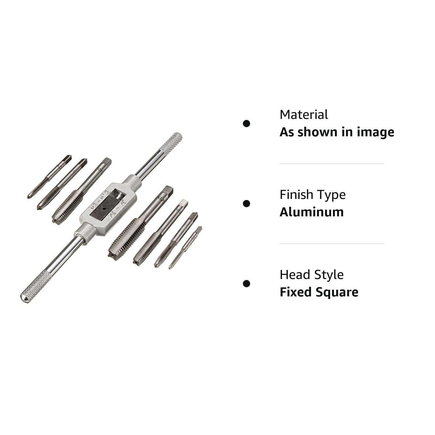 NITYA M3-M12 Tap Handle Reamer Wrench Set Die Metric Hss Thread Repair Tool 1