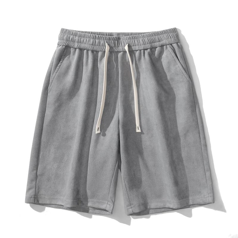 De Cuero de Lana Pantalones Cortos Deportivos de Verano niños Delgada Estudiante Retro Suelto Casual de Cinco Punto Pantalones