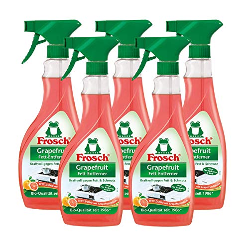 Preisvergleich Produktbild 5x Frosch Grapefruit Fett-Entferner 500 ml Sprühflasche