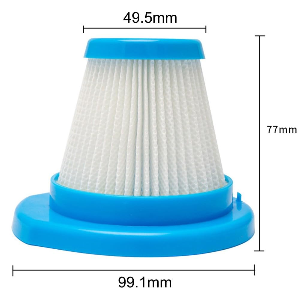 ZYWUOY Filtro lavable para aspiradora con cable POWERSERIES+, pieza reutilizable para limpiador BDSV2-BLK 3 en 1, papel de filtro azul para caspa de mascotas