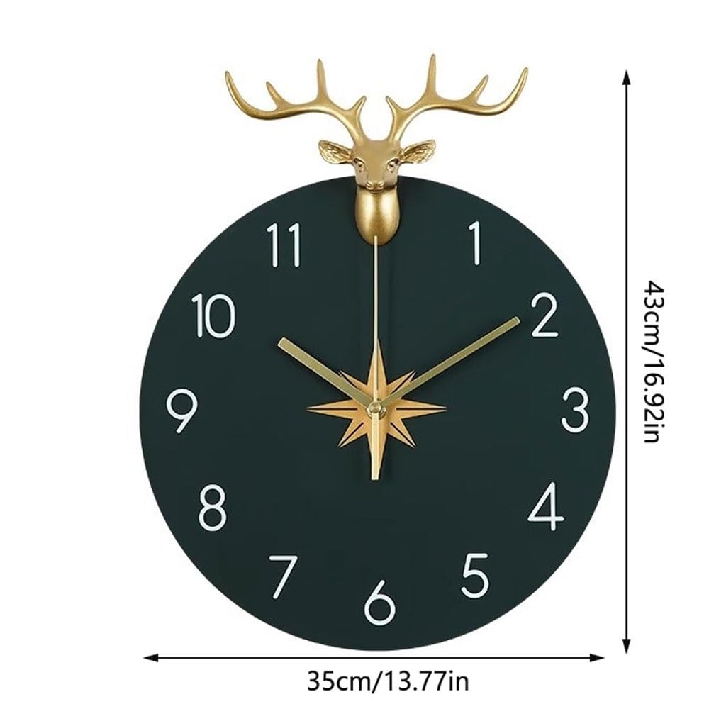 Reloj de Pared Reloj de Pared de Moda for Sala de Estar, hogar, Moderno, Sencillo, con Personalidad, Creativo, nórdico, Ligero, de Lujo. Reloj(M)