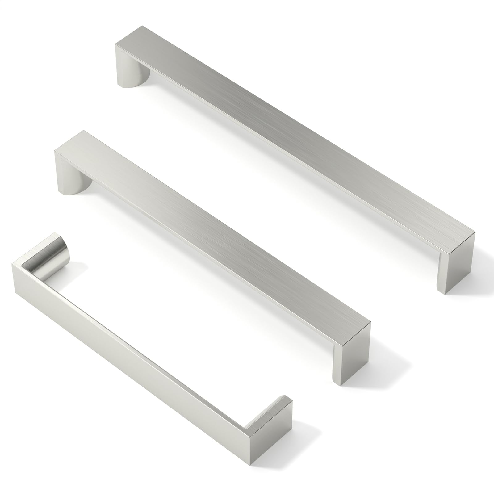 ELEBUILD 12 Pack, 128mm, Brushed Satin Nickel, Cabinet Pulls - Image 2