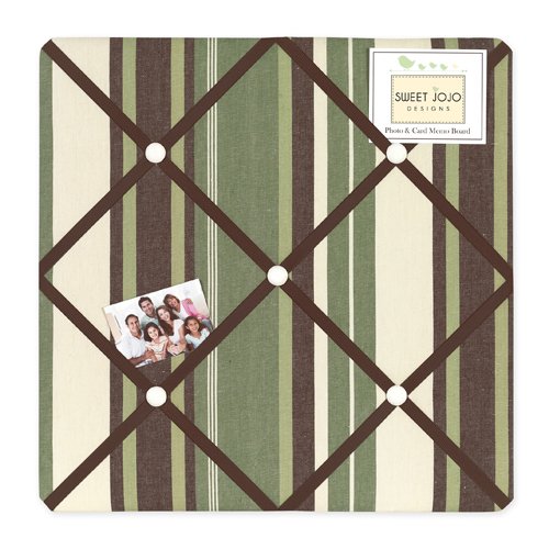 Green and Brown Ethan Modern Fabric Memory/Memo Photo
