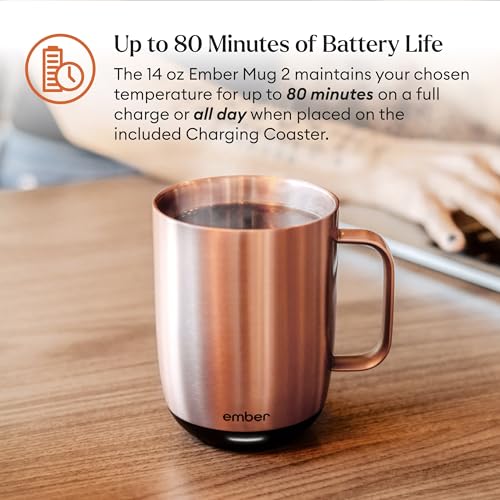 Image of Ember Mug Temperature Control Smart Mug 14oz - Rose Gold